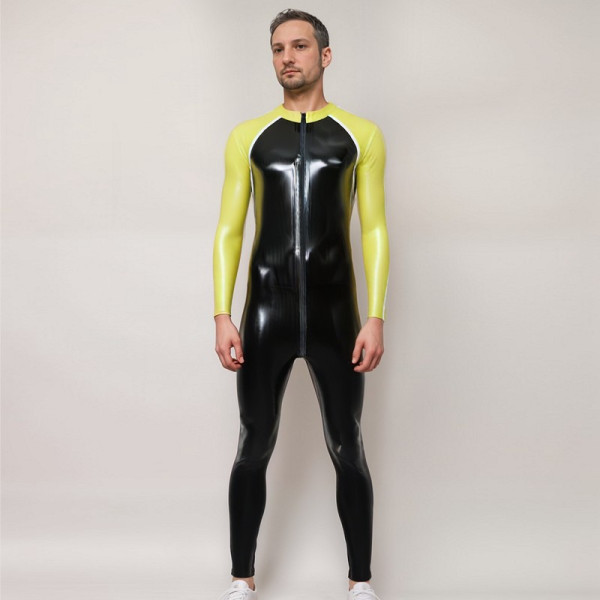 Rage suit with full thru zip